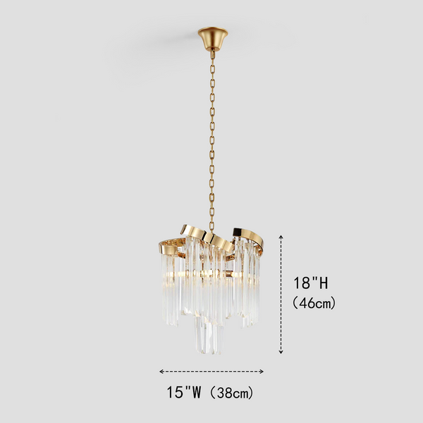 Losero Flow Crystal Chandelier