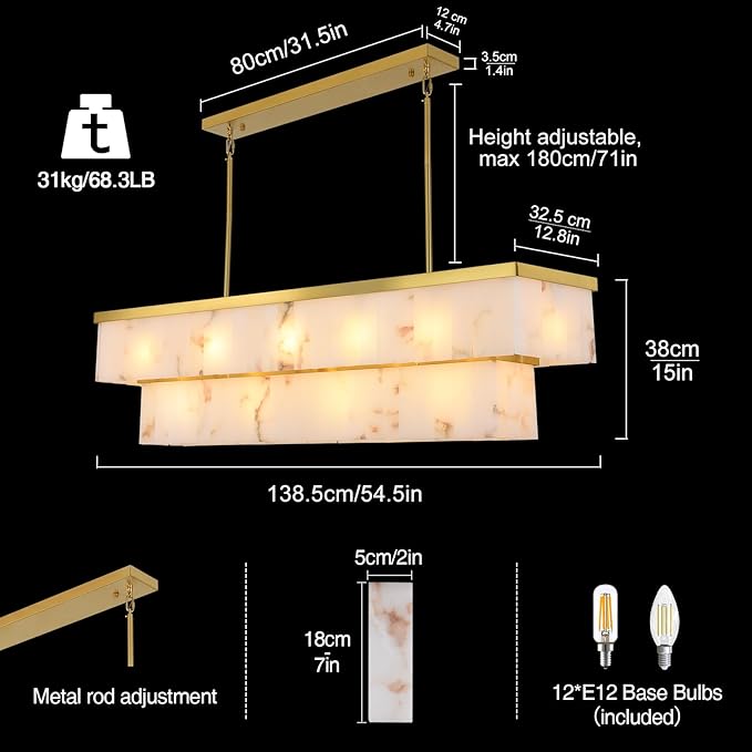 2-TierRectangleChandelier-brass55_2