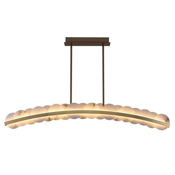 Alabaster Meridian 60 In LED Island Light