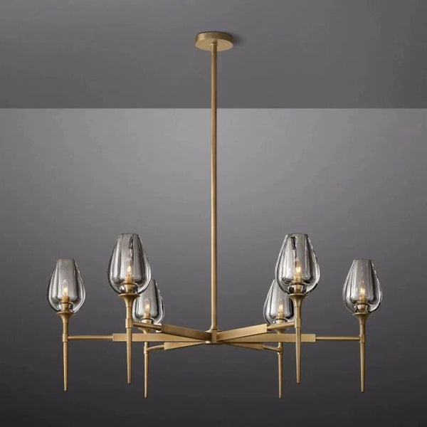 Tulip Round Chandelier 42''