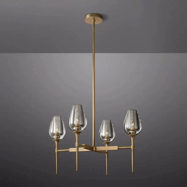 Tulip Round Chandelier 27''