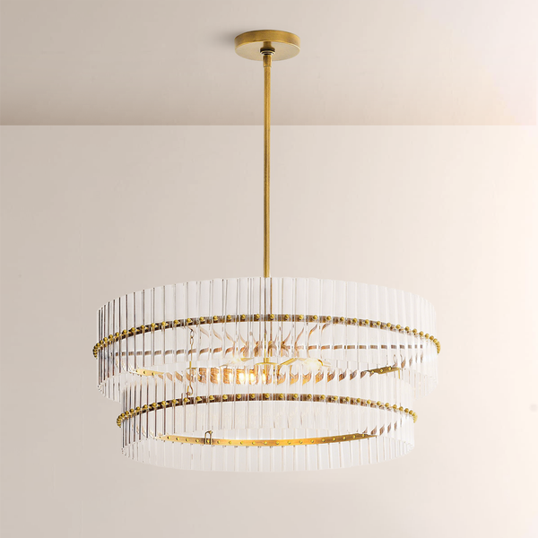 Macy Crystal Round Chandelier