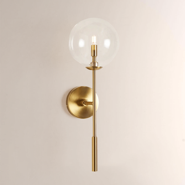Modern Roscoe Glass Ball Wall Sconce