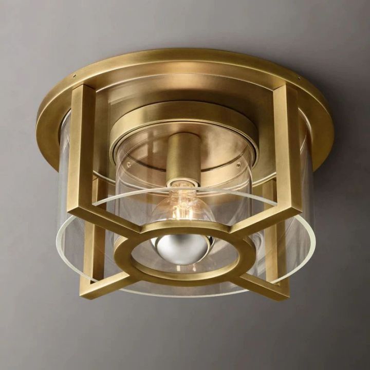 Noble Round Flushmount,Ceiling Light For Living Room – Doublelighting